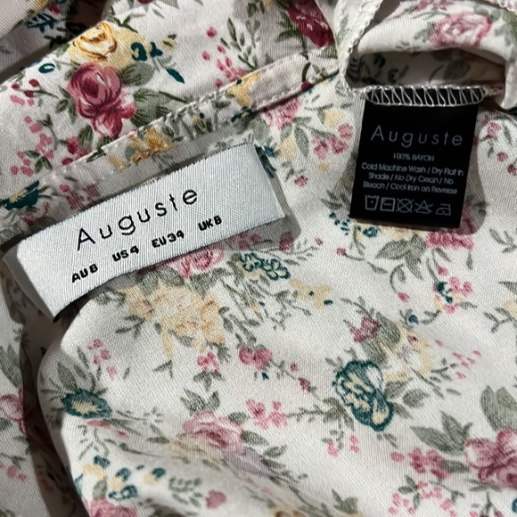 AUGUSTE DRESS FLORAL BELL SLEEVE BOHO DRESS - Picture 5 of 5